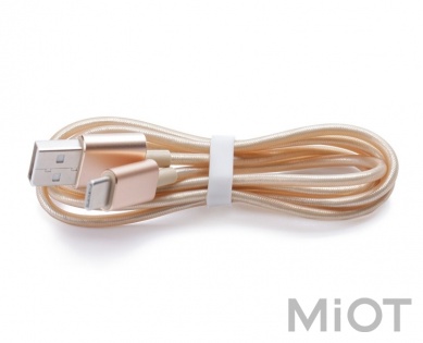 Кабель USB Type-C 120 см Gold